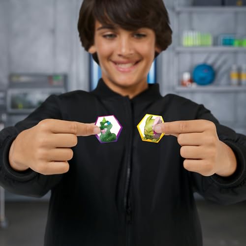 MrBeast Lab Swarms Series 3, Hyper Fusion Series, 14 Pack Collectible Micro Beasts, 14 Collectible Stickers &amp; 4 Fusion Caps to Build Out Your Own MrBeast Lab – Septic Snow Globe