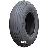 New+Solutions+T020P+8+x+2+in.+Rib+Grey+Rubber+Tire+for+Wheelchair+Set+of+2