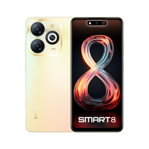 INFINIX Smart 8 Gold 3 64GB Smartphone : Amazon.com.be