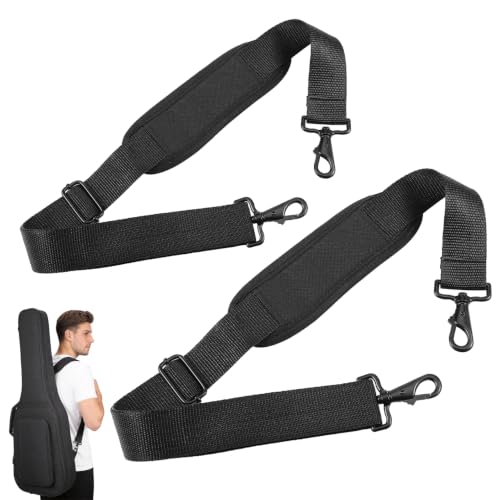 Violin Case Backpack Straps Adjustable Padded Shoulder Straps for Laptop Backpack Dry Bag String Instruments Saxophone Violin Guitarists Guitar Black