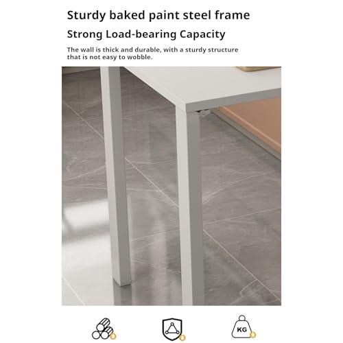 Table pliante portable en bois 60 cm pour petit espace et buanderie - 6