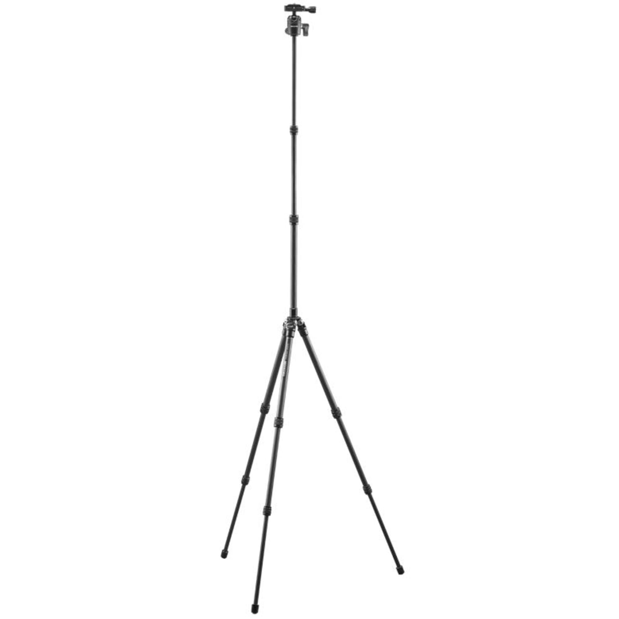 Cullmann Carvao 816TC Treppiede da viaggio in carbonio (altezza massima di estensione 137 cm, dimensioni imballo 38 cm, peso 500g)
