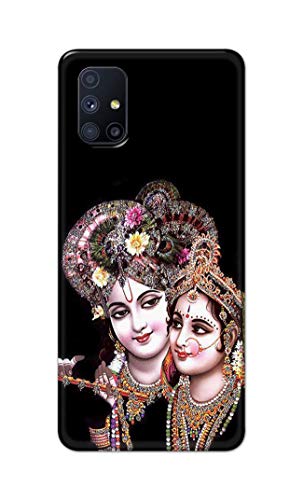 Image of PRINTFIDAA� Printed Hard Back Cover Case for Samsung Galaxy M51 Back Cover (Radha Krishna) -2808