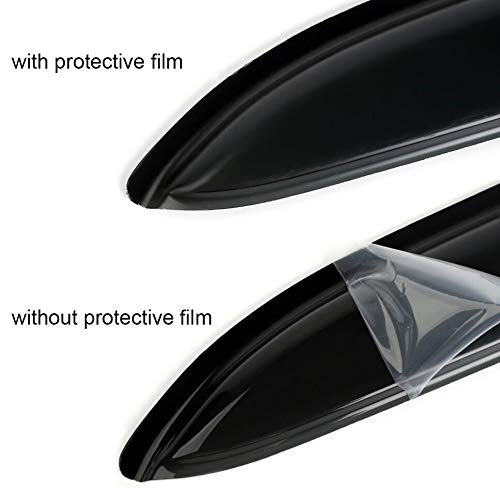 Puermto 38Inch 980Mm Universal Sun Roof Wind Waterproof Deflector, 1Pc Dark Smoke Auto Moonroof Window Visor For Deflecting Rain, Noise And Windy Weather With Waterproof Double Side Tape Rn98 #TOP6