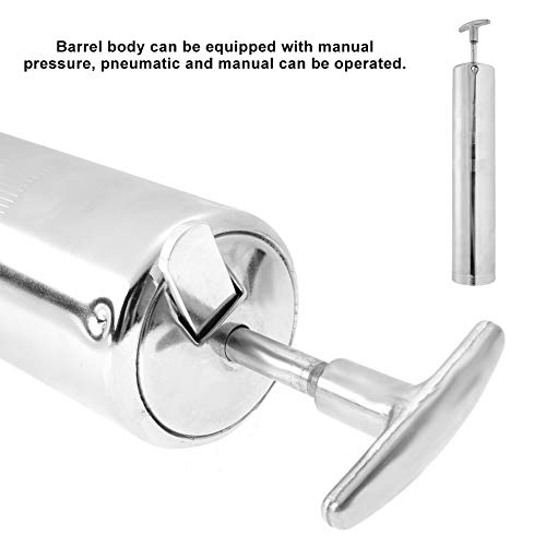 Yencoly Pneumatic Grease Gun,400Cc Zinc Air Grease Gun Pneumatic Greaser Cartridge Greasing Tool 1/4" Continuous Cycle Air Grease Gun Air Operated Single Shot Gun Air Grease Gun #TOP5