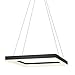 Sonneman 2304.25 Corona Energy Smart Large Pendant in Satin Black
