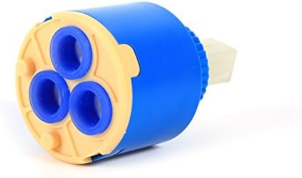 Faucet Cartridge Replacement 35/40mm Ceramic Disc Cartridge for Single Handle Faucet K35A Ceramic Disc Cartridge Water Mixer Tap Inner Control Kitchen Waterfall Faucet Valve