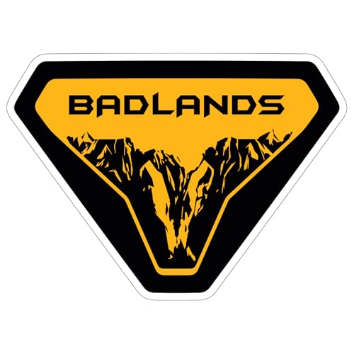 Catálogo para Comprar On-line Serigrafiado los 5 más buscados. 34 calcomanía de vinilo para Ford Bronco Badlands, con licencia oficial, fabricado en Estados Unidos, serigrafiado, duradero para uso en interiores y exteriores, 4 x 3 pulgadas