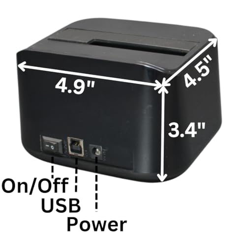 Estación Vertical USB 3.0 a SATA para HDD/SSD 2.5”/3.5” miniatura 4
