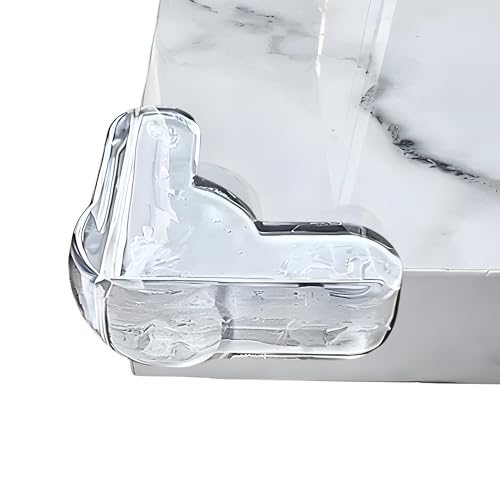 Baby Corner Protectors (12 Pack) – New & Improved Transparent Edge Guards – Non-Toxic Silicone Edge & Corner Guards for Baby Proofing Furniture, Child Safety Bumpers–Clear & Strong Hold 100% safe