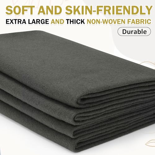 Image of XSEINO Dark Gray Large Felt Fabric 36 inch X 36 inch(1 Square Yard), 1.4 mm Thick Soft Felt Fabric Sheet for Crafts, Gray Series Colors Soft Nonwoven Fabric, Fit for Decoration, Sewing, DIY Crafts