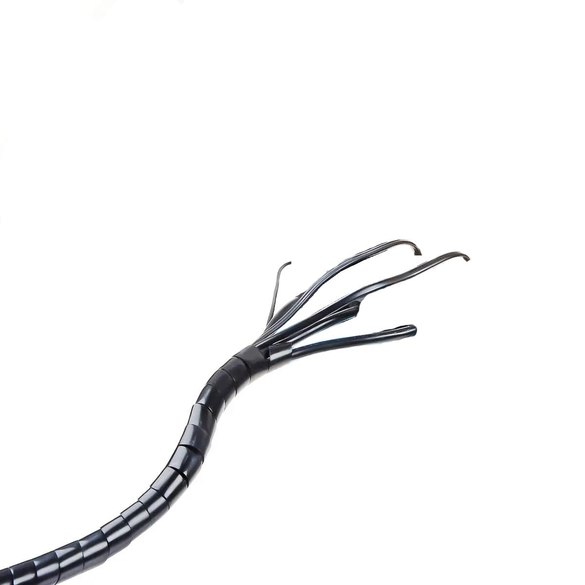 Tubo enrollador de Cables, Manguito Flexible for gestión de Cables en Espiral(4mm 50Meter)