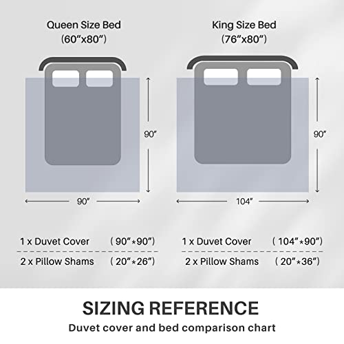 Funda nórdica CozyDH con fundas de almohada para cama 5