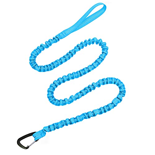 Corda elastica di traino, corda di traino per bambini elastica per bici da bambino, corda elastica per tensione per tutte le mountain bike, per viaggi in famiglia più grandi, colore: blu