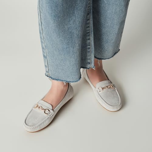 Image of Women's Business Loafers Work Casual Flats Shoes Lightweight Penny PU Leather Slip On Walking Shoes