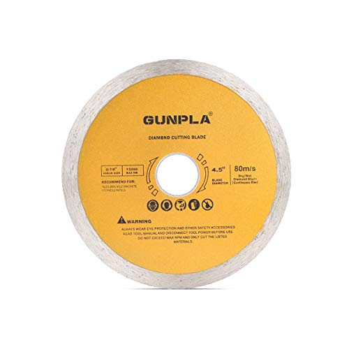 image for Gunpla 3 Pieces 4-1/2 inch Diamond Cutting Blade Continuous Segmented 