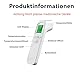 Infrarot-Stirnthermometer Kontaktlose Fieberthermometer Babys Thermometer LCD-Display Digitales Stirnthermometer mit sofort Ablesung, Fieberalarm °C/°F Schalter（Nicht medizinische Präzisionsprodukte）