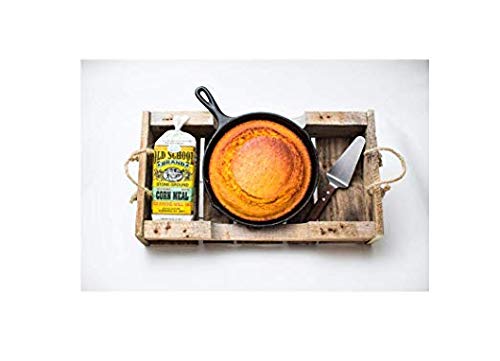 Authentic Old School Brand Stone Ground, Self-Rising, White Cornmeal (2 Pound Bags) - Made with NON-GMO Select North Carolina White Corn - Pack of 2 - Thumbnail 2