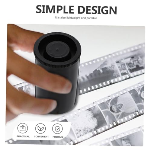 Botes de película Toddmomy con estuche plástico negro y tapa protectora 3