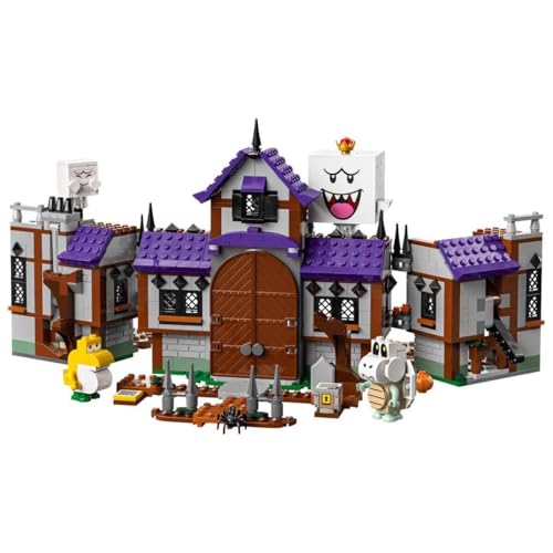 Image of LEGO Super Mario Haunted Villa of King Boo, Building Toy House with Ghost Characters and Baby Yoshi, Adventure Games for Boys and Girls from 8 Years, Nintendo Collectible Gift 71436