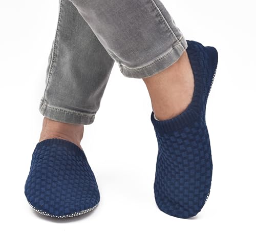 Anti Skid Non Slip Slipper Socks Men Grippy Socks Woman Yoga Pilates Barre Hospital Old Age | 2 Pairs, L/XL/XXL2