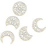 Décoration murale en bois représentant les phases de la lune : réalisée avec soin et une , lisse et agréable au toucher, aux couleurs vives et éclatantes, elle vous sera d'une utilité