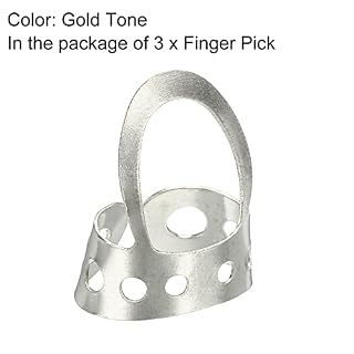 sourcing map Doigt Médiators Inox Acier Argenté Grand Dimension pour Guitare 3Pcs - Les Beatles, Paul McCartney, John Lennon, RIngo Starr, George Harrison sourcing map Doigt Médiators Inox Acier Argenté Grand Dimension pour Guitare 3Pcs – Image 3