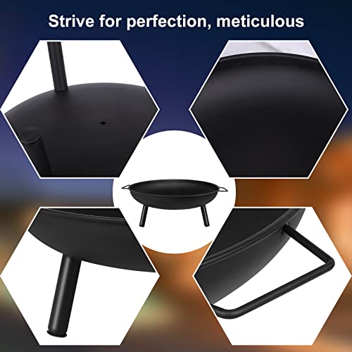 Runde Feuerstelle für den Außenbereich, Durchmesser 58 cm