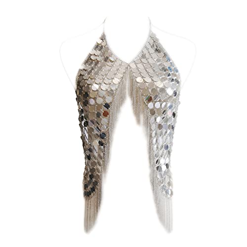 Sexy Body Chain Sequins Bra Chains Bikini Tassel Waist Chain