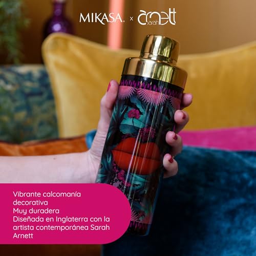 Kit de bartender para bares en casa Mikasa con coctelera de 600ml y jigger de acero 6