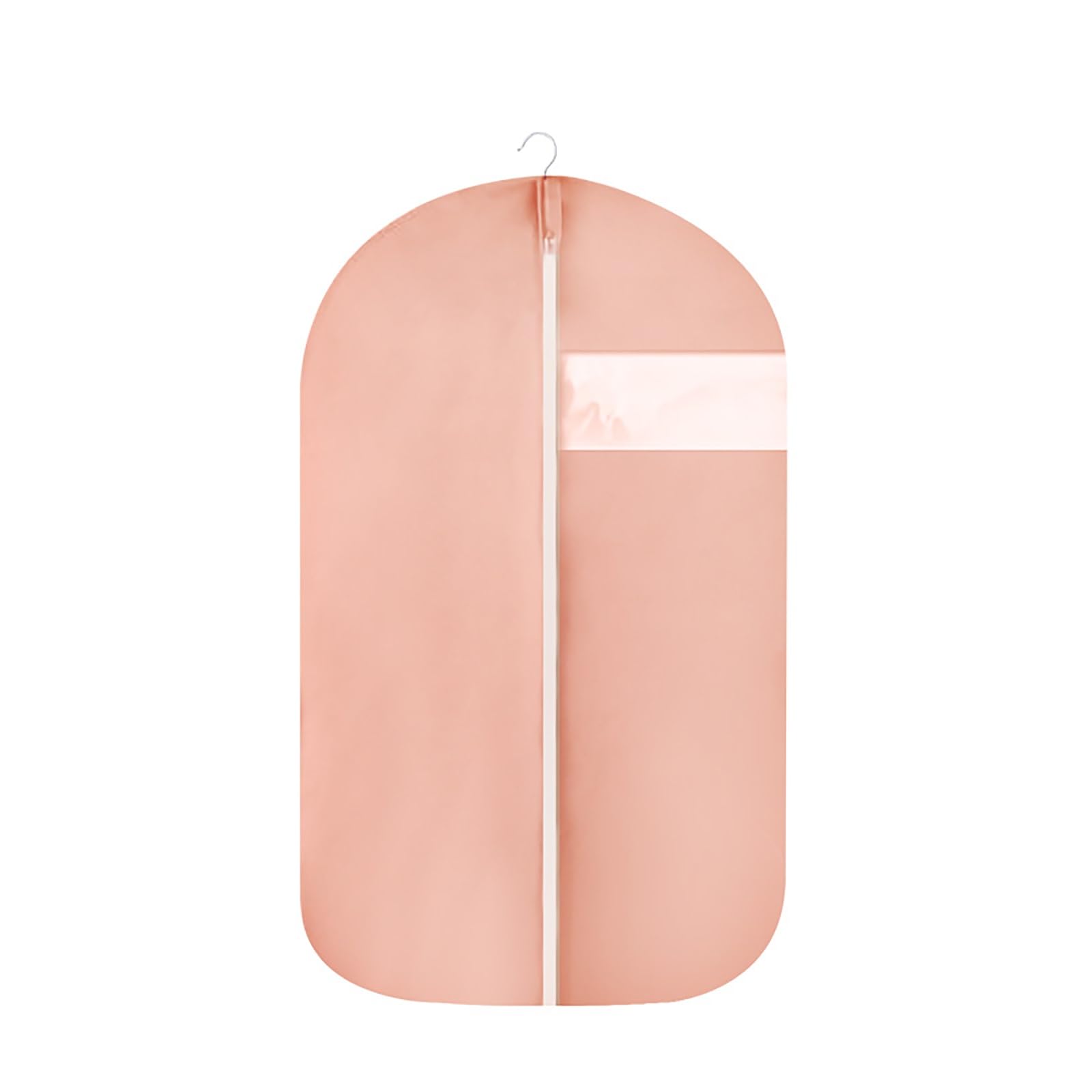 vfdaSWQQ Coat hanger cover, Garment Bags for Storage, Suit with Zippers, Clothess for Coats, Jackets, Shirts(Pink,Large)