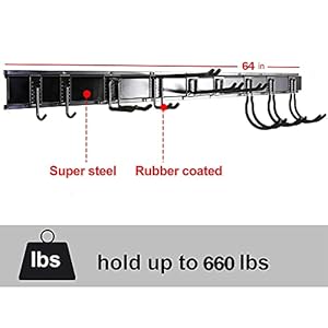Ultrawall13pcstoolstoragerack64inchesadjustablegarageorganizationwallmountedstoragesystemwith9hooksheavydutysteelgardentoolorganizerwallholders  Urban Country Home Decor Ultrawall 13 pcs tool storage rack 64 inches adjustable garage organization wall mounted storage system with 9 hooks heavy duty steel garden tool organizer wall holders  urban country home decor