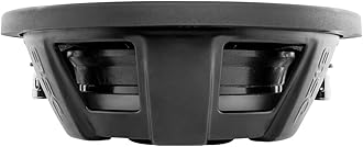 DS18 PSW10.2D 10" Shallow Mount Subwoofer 1000 Watts Max Power 500 Watts RMS Dual Voice Coil 2+2 OHMS Water Resistant - Best Sub for Tight Spaces in Car & Trucks - 1 Speaker
