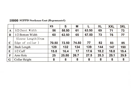 Scippis Stockman Coat Regenmantel Braun XXL