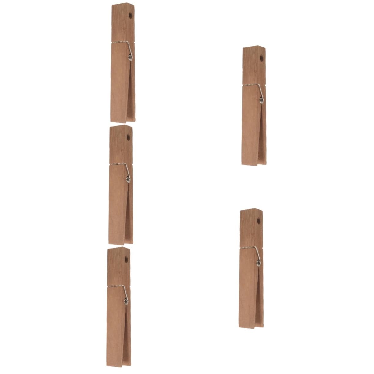 TOPBATHY 5 Mollette Giganti Per Il Bagno Resistenti Mollette in Legno Per Asciugamani