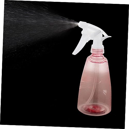 Botella pulverizadora rosa con gatillo ergonómico de plástico recargable 5