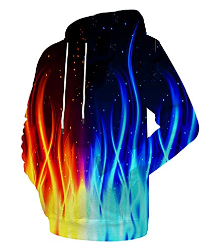 Laidipas Cool Hoodie Men's Novelty Sweatshiers Unisex 3D Graphic Hoodies Women Athletic Clothes Hooded Sweater S #TOP2
