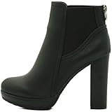 kayla shoes online shop  Kayla Shoes Chelsea Boots Plateau Stiefeletten mit Blockabsatz in Holzoptik (40, Schwarz)