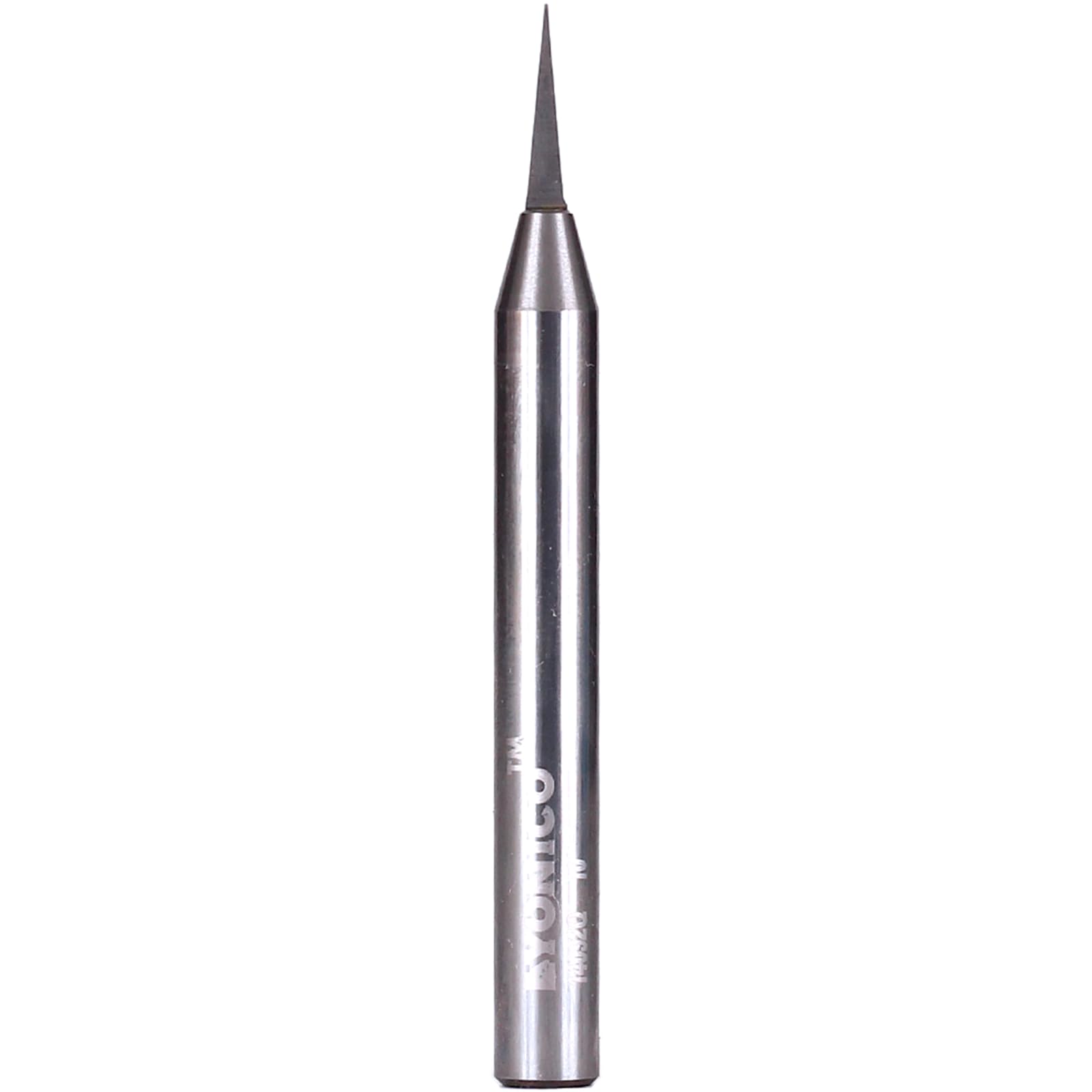 Yonico Router Carving Bits CNC Engraving Solid Carbide V Groove 10 Degree Zero Point 1/4-Inch Shank 14092q