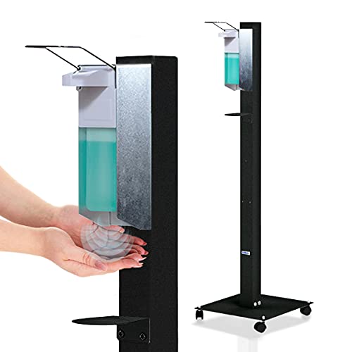 KRIEG Hygienestation mit Auffanschale stehend I Anthrazit I...