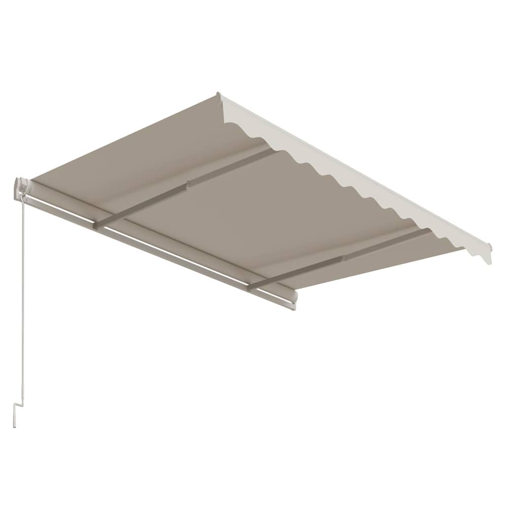 vidaXL Tenda da Sole Retrattile Automatica 300x250 cm Crema