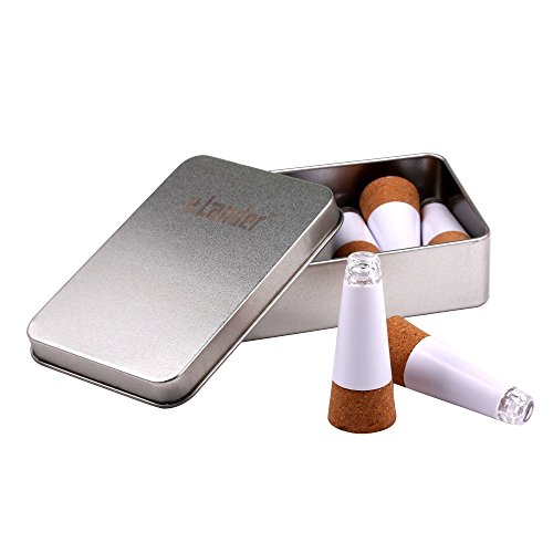 eLander Bottle Light, 5 Packs Cork Shaped Rechargeable LED Bottle Light for Party - USB Powered