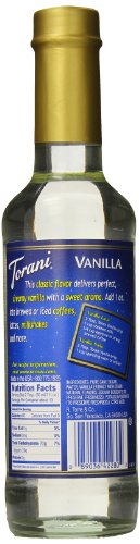 Torani Vanilla Syrup, 12.7 Fl Oz (Pack Of 1) #TOP1