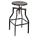 ACME Xena Antique Copper Stool with Swivel and Adjustable Height