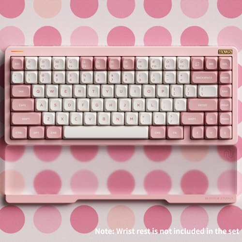 Image of nuphy Halo75 V2 Mechancial Gaming Kyeboard,75% Wireless Hot Swappable Keyboard,83 Kyes RGB Backlit,Support Bluetooth /2.4GHz /USB-C -Pink Blush Switch
