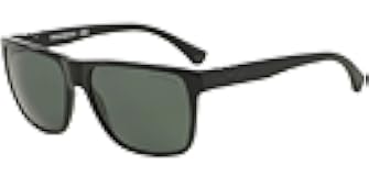 EA4035 Square Sunglasses For Men +BUNDLE with ACCESSORY EYEWEAR KIT