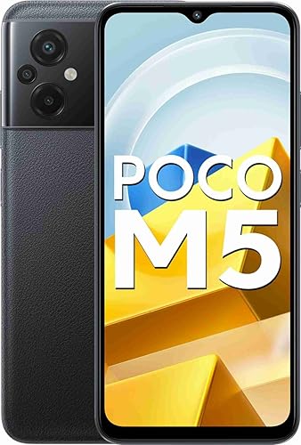 POCO M5 Power 4G (Power Black, 6GB RAM, 128GB Storage)| Expandable Upto 1TB | 50MP + 2MP Depth Sensor + 2MP Macro Sensor | 8MP Front Camera | Mediatek Helio G99 Processor| Premium Leather-like Texture POCO M5 Power 4G (Power Black, 6GB RAM, 128GB Storage)| Expandable Upto 1TB | 50MP + 2MP Depth Sensor + 2MP Macro Sensor | 8MP Front Camera | Mediatek Helio G99 Processor| Premium Leather-like Texture