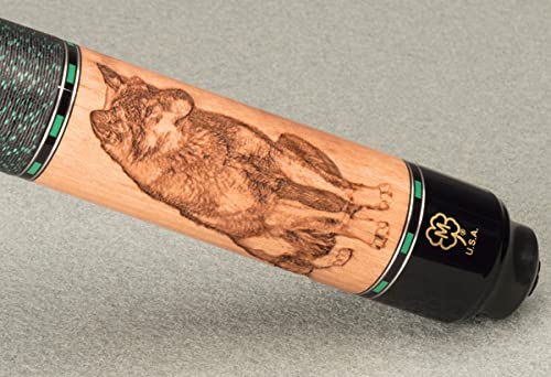McDermott USA G338 Wild Wolf Wildfire Maple G-Core Pool/Billiards Cue Stick