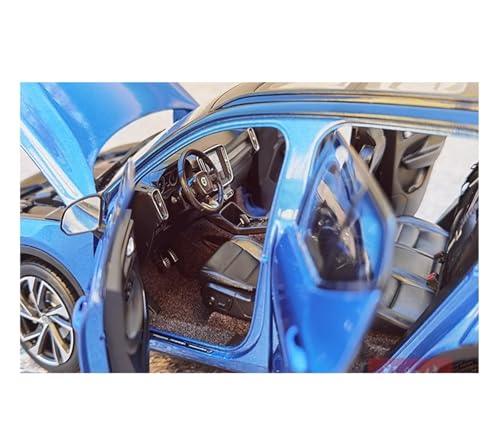 Modelo Volvo XC40 2018 2022 SUV Off-Road 1:18 Azul miniatura 7