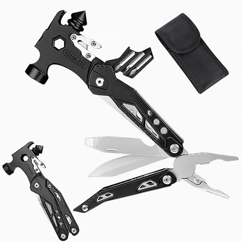 Hammer-Multitool-16-In-1-Multi-Tool-Hammer-Camping-Gear-Gifts-for-Men-Boyfriend-Husband-Father-Cool-Gadgets-Small-Hammer-with-Screwdriver-Bits-Set-for-Camping-Outdoor-Home-DIY-Use